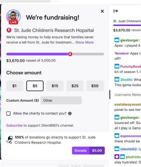 twitch donation extension.
